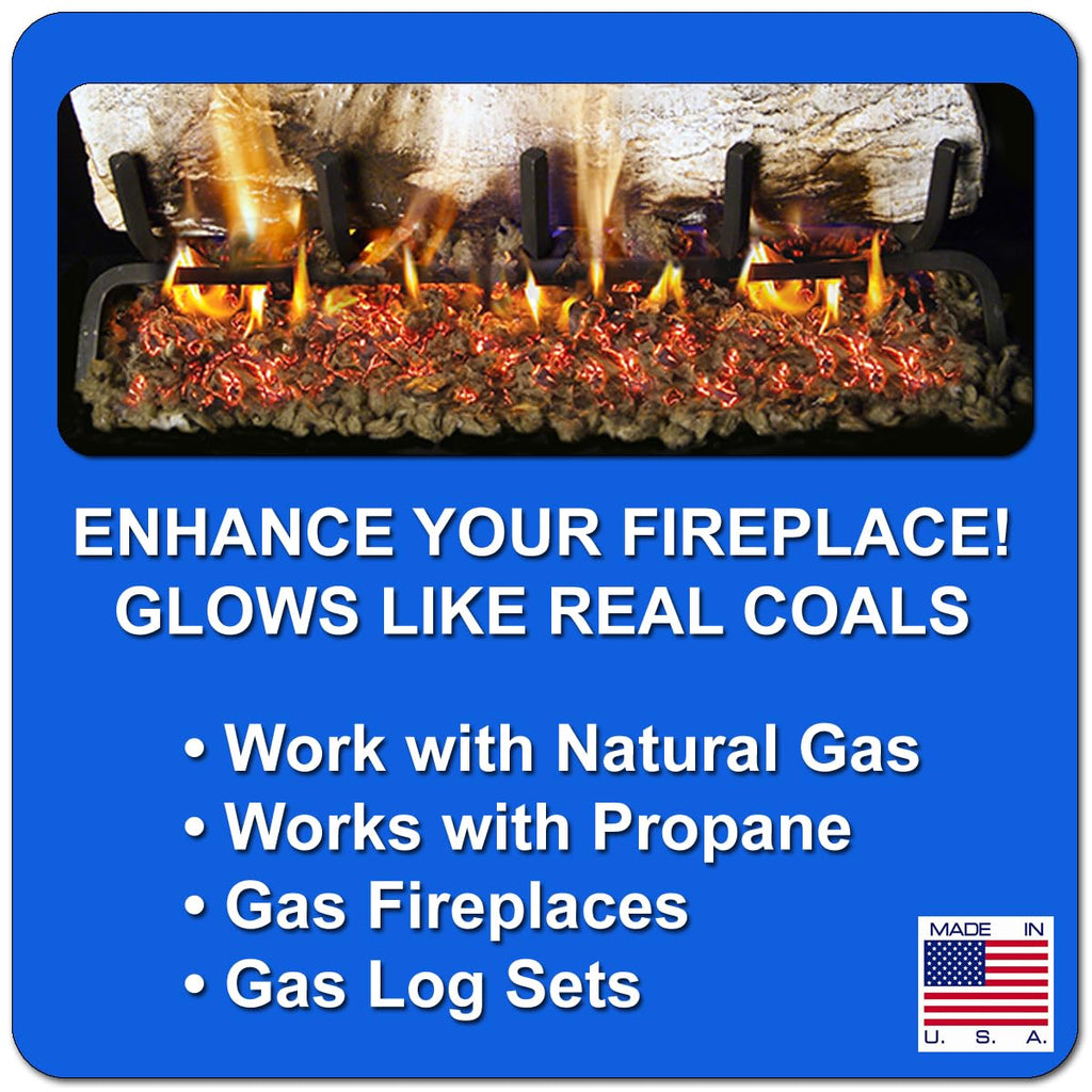 Midwest Hearth Color Rock Wool for Gas Log - 3 oz. Bag (White)