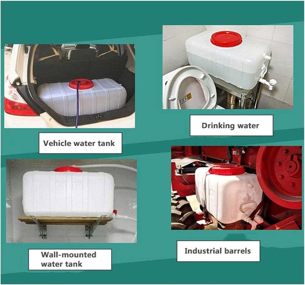 Large Plastic Water Storage Tanks Emergency Water Storage 50L/80L/110L/200L Camping & Hiking Water Storage Water Container Multifunctional Water Tank(Size:110L/29gallon)