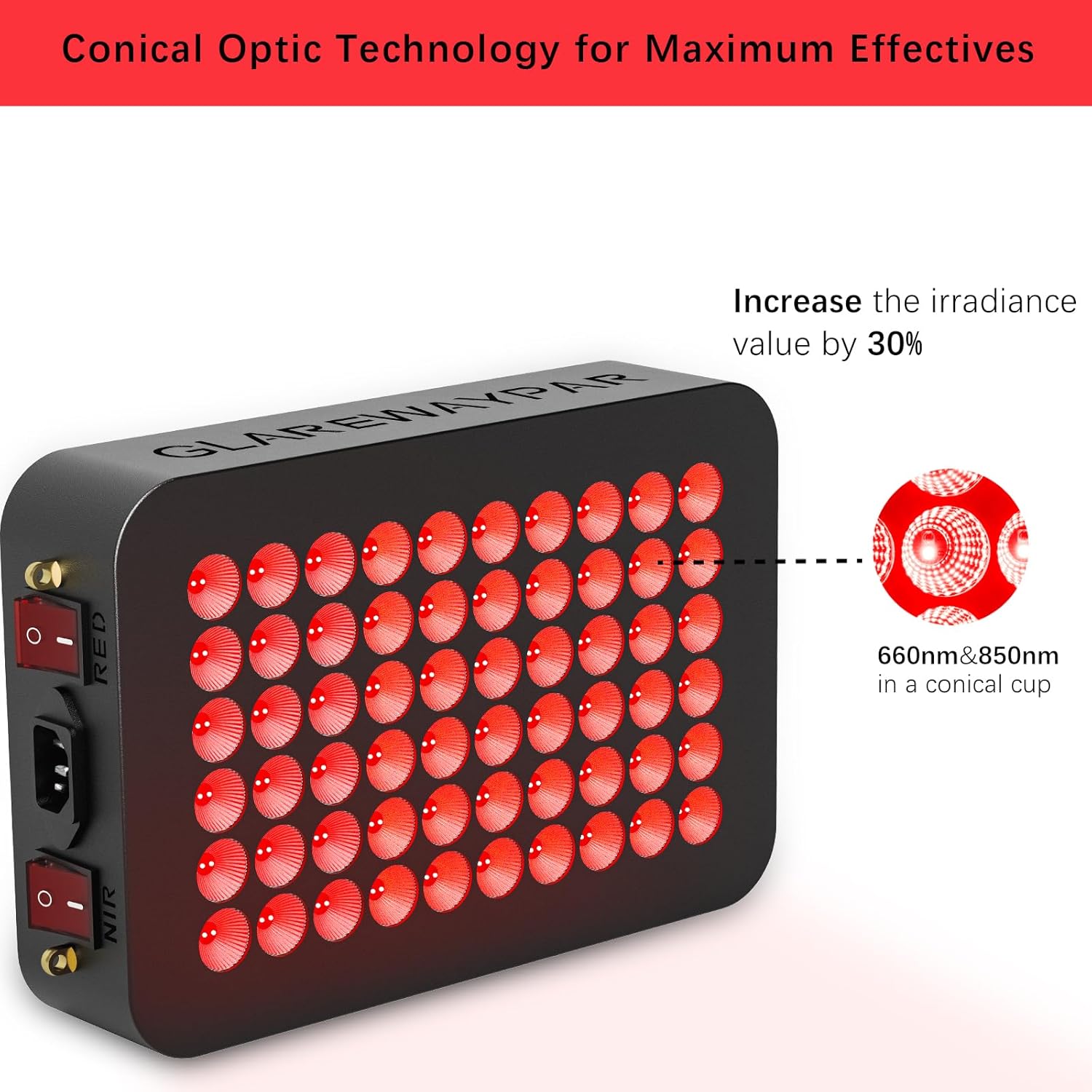LED Red Light Therapy for Body Infrared Red Light Therapy Red Light Panel Red Light Therapy Device Red Light Therapy for Face