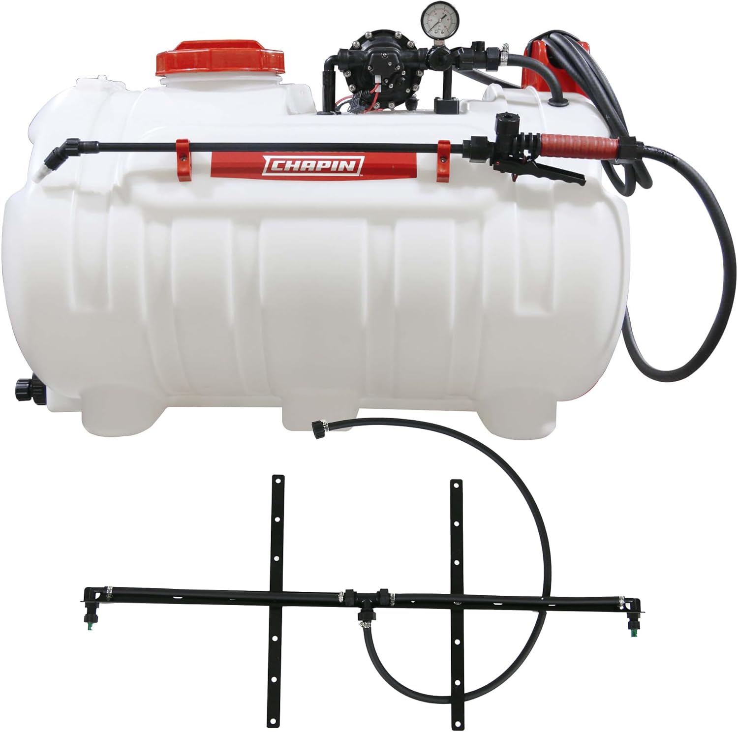 Chapin International 98444 40-Gallon Agriculture/Farming Tank Sprayer with 2-Nozzle Boom and 2.5 GPM Pump, 40-gallons, 1-Pack