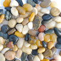 2 LB Aquarium Gravel River Rock - Natural Polished Decorative Gravel, Small Decorative Pebbles, Mixed Color Stones,for Aquariums, Landscaping, Vase Fillers (32-Oz)