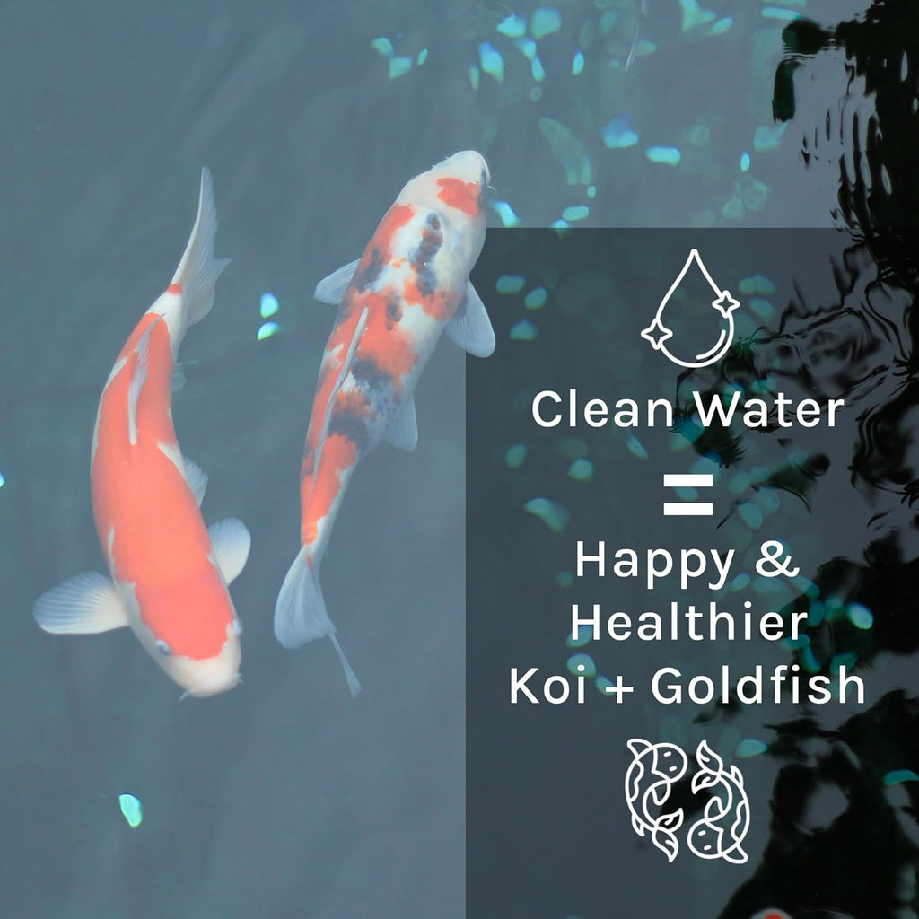 MICROBE-LIFT PL Pond Bacteria and Outdoor Water Garden Cleaner, Safe for Live Koi Fish, Plant Life, and Decor, 32 Ounces