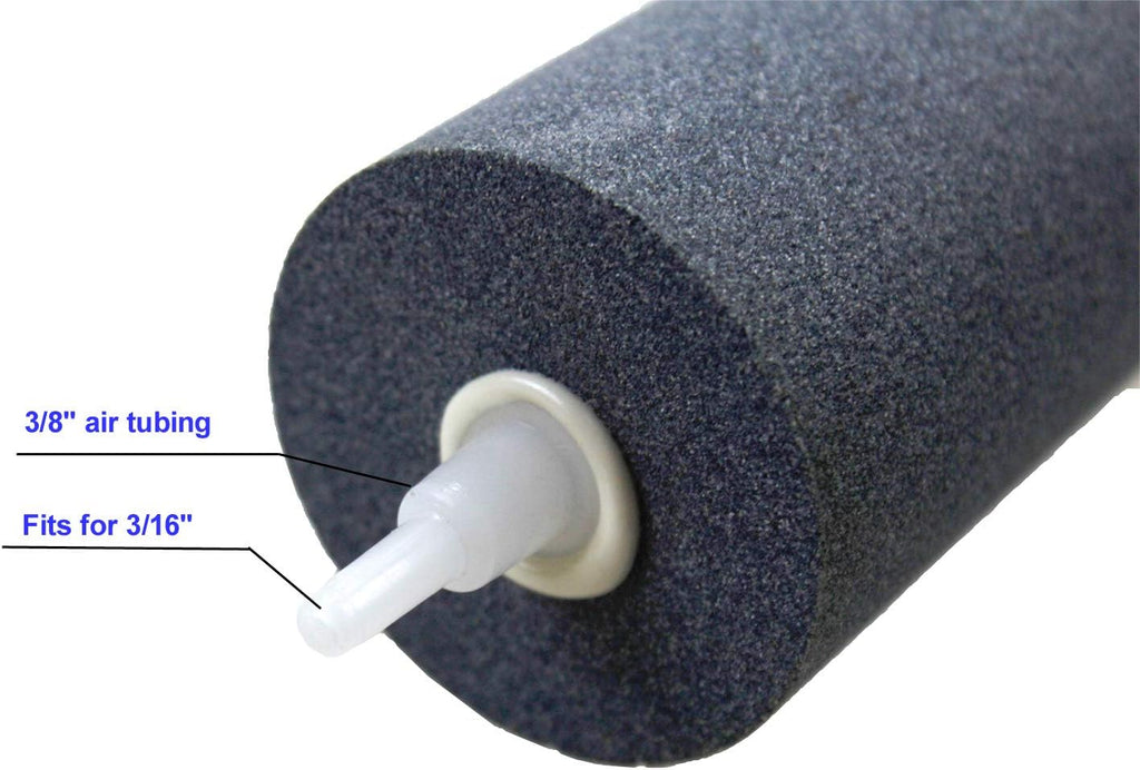 AQUANEAT Aquarium Air Stones 6x2 inch 2 Pack, Large Airstone, Aerator Bubble Diffuser, Air Pump Accessories for Aquariums, Hydroponic, Ponds and Fish Tanks