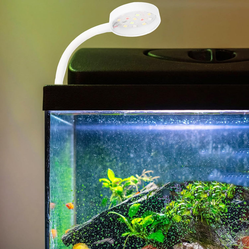 2PCS USB Aquarium Light for Small Fish Tanks LED Lamp with Adjustable Lighting Compact Style for Enhanced Aquatic Plant Growth and Vibrant Fish Tank Illumination