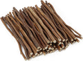 50Pcs Natural Twigs, Driftwood Branches, Unfinished Timber Rods for Model Making, Home Decor & Art Supplies (Brown 20CM)