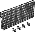 uxcell 2Pcs Aquarium Fish Tank Divider, 12x6 Inch Plastic Egg Crate Light Diffuser Grid Filter Bottom Partition Separator with Sucker Clips and Suction Cups for Aquarium, Black
