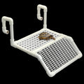 Fhiny Hanging Turtle Basking Platform, Plastic Turtle Floating Dock Basking Area Reptile Climbing Ramp for Aquatic Turtles Tortoise Tank Accessories Decor for Lizard Gecko Hermit Crab