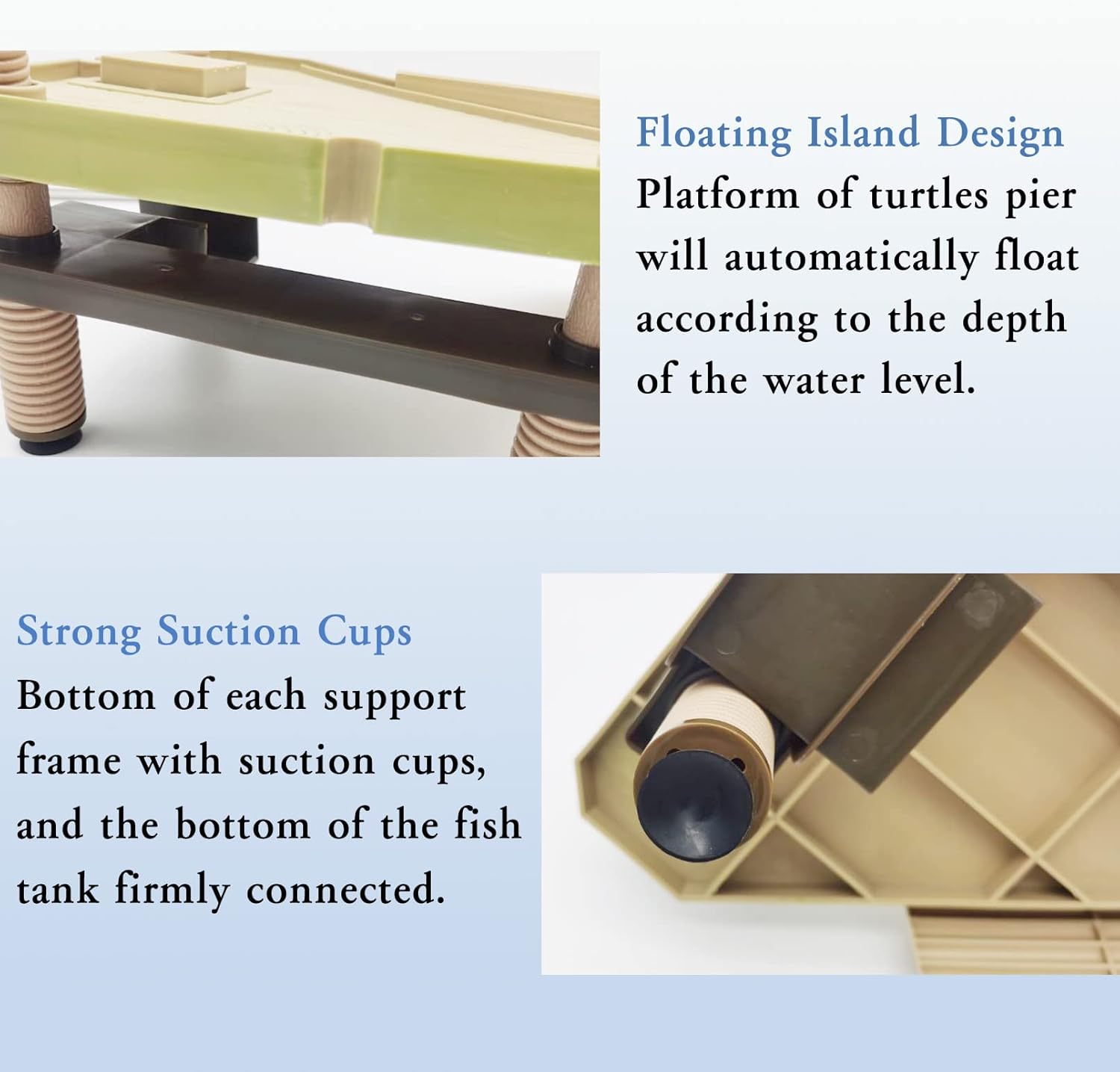 Tfwadmx Turtle Basking Platform, Floating Turtle Dock, Turtles Platform for Aquarium, Aquatic Juvenile Turtles, Frogs, Crabs