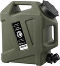 3.2 Gallon Water Jug with Spigot, BPA Free Leak-Proof Camping Water Container, Portable Emergency Water Storage for Outdoor Hiking, Camping, Home Use, Camping Essentials
