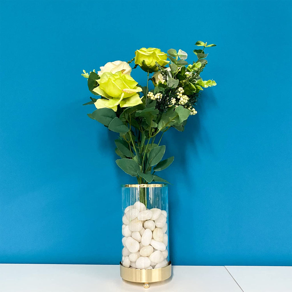 2 lbs Small White Pebbles for Plants, 0.8-1.2 inch Decorative River Rocks for Plants, Aquariums, Landscaping. White Stones for Planter Vase and Outdoor Garden Rocks