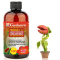 Premium Liquid Carnivorous Plant Fertilizer - 3-1-2 Concentrate for Indoor Plants and Flowers by Gardenera | Organic Plant Food for Carnivorous Plants - 8oz