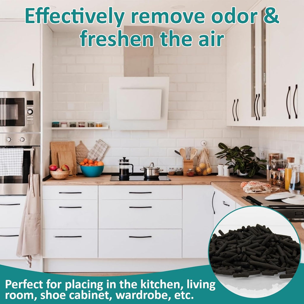 Sukh 310g Activated Carbon Pellets - Activated Charcoal Bulk Activated Carbon Aquarium Charcoal Pellets Activated Charcoal Filter Carbon Aquarium Filter for Waterbox Aquariums Pond Fish Tank