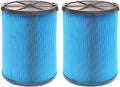 2 Pack VF5000 Replacement Filter for Ridgid for Shop Vac 6-20 Gallon Wet Dry Vacuums, 3 Layer Pleated Vacuum Filter Fits for WD1450 WD0970 WD1270 WD06700 WD1680 RV2400A