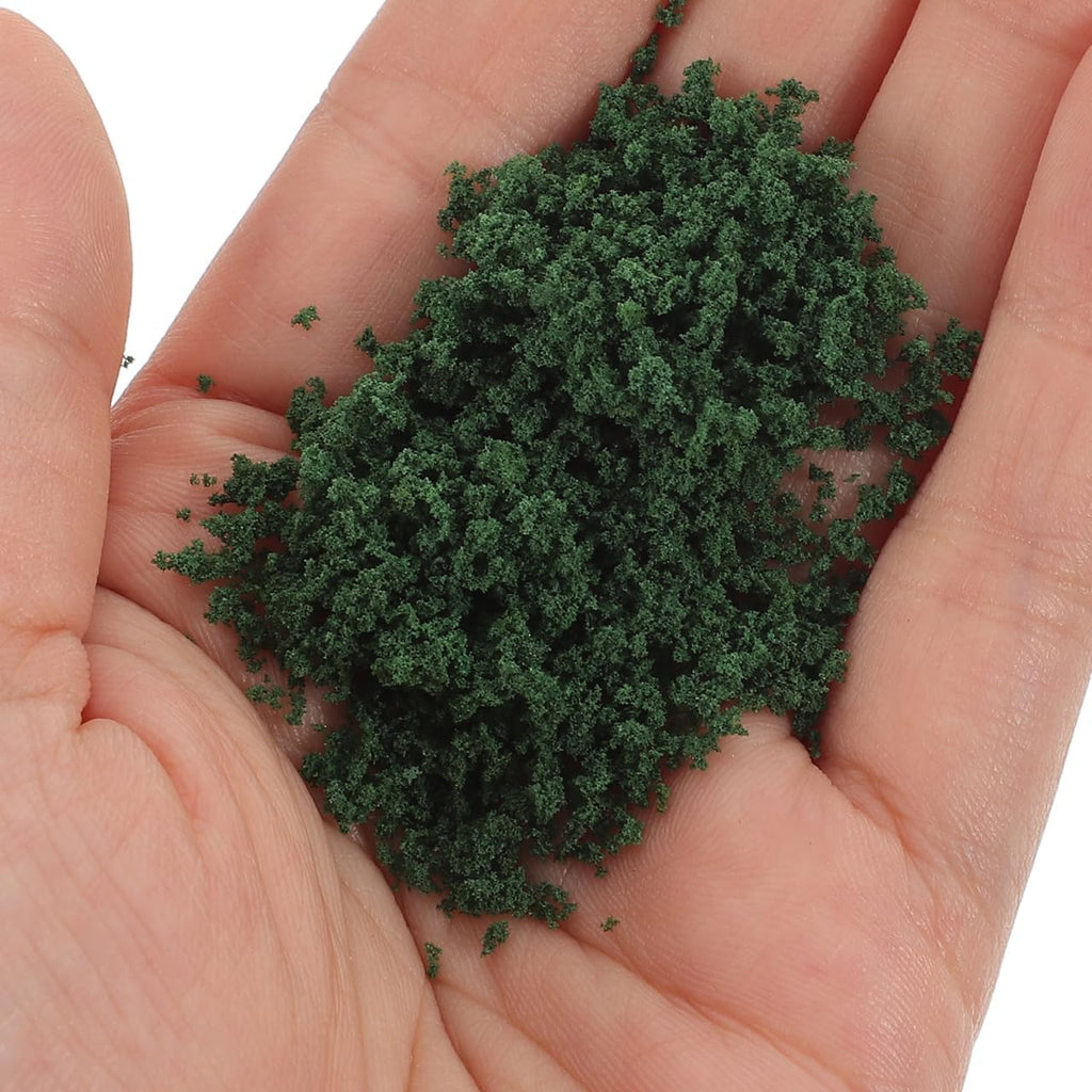 Gadpiparty Sponge Tree Powder Miniature Craft Supplies Model Train Grass Powder for DIY Dollhouse Accessories and Scenic Grass Decoration