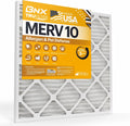 BNX TruFilter 12x12x1 MERV 10 (2-Pack) AC Furnace Air Filter - MADE IN USA - Pleated Air Conditioner HVAC AC Furnace Filters - Removes Odor, Mold, Bacteria, Smoke