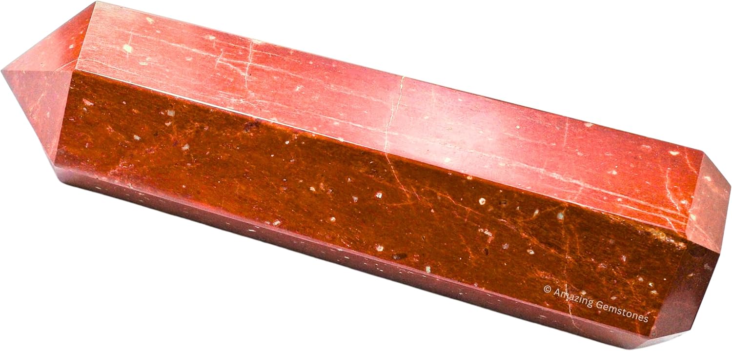 Amazing Gemstone Large Red Jasper Crystal Towers ~ Natural Healing Crystal Point Obelisk for Reiki Healing and Crystal Grid (5.5" to 6" INCH)
