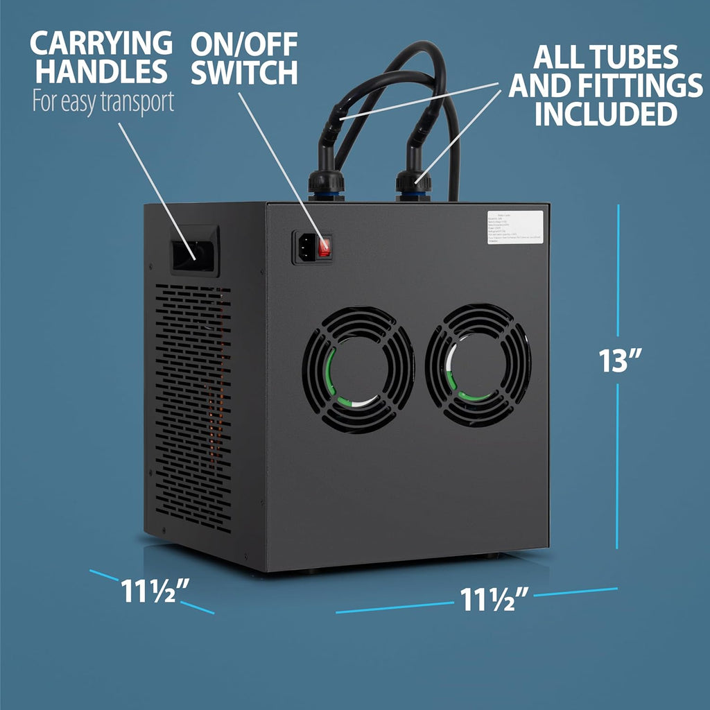 Chiller for Ice Bath and Cold Plunges Including All Hoses and Pumps. 1/3 HP, 2/3 HP, 1 HP Models