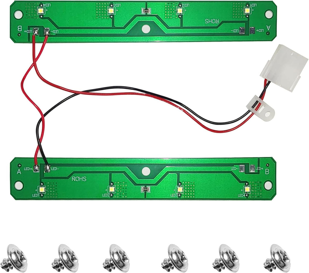 W11042554 W11043011 W11527432 W11387579 W11333374 W10866538 Refrigerator LED Light, Refrigerator LED Light Compatible for Whirlpool Kenmore Maytag Amana Refrigerator Lights Replace
