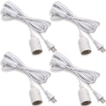 UL 15Ft Extension Hanging Lantern Cord Cable JACKYLED 4-Pack 360W with E26 E27 Socket On/Off Button Pendant Lighting