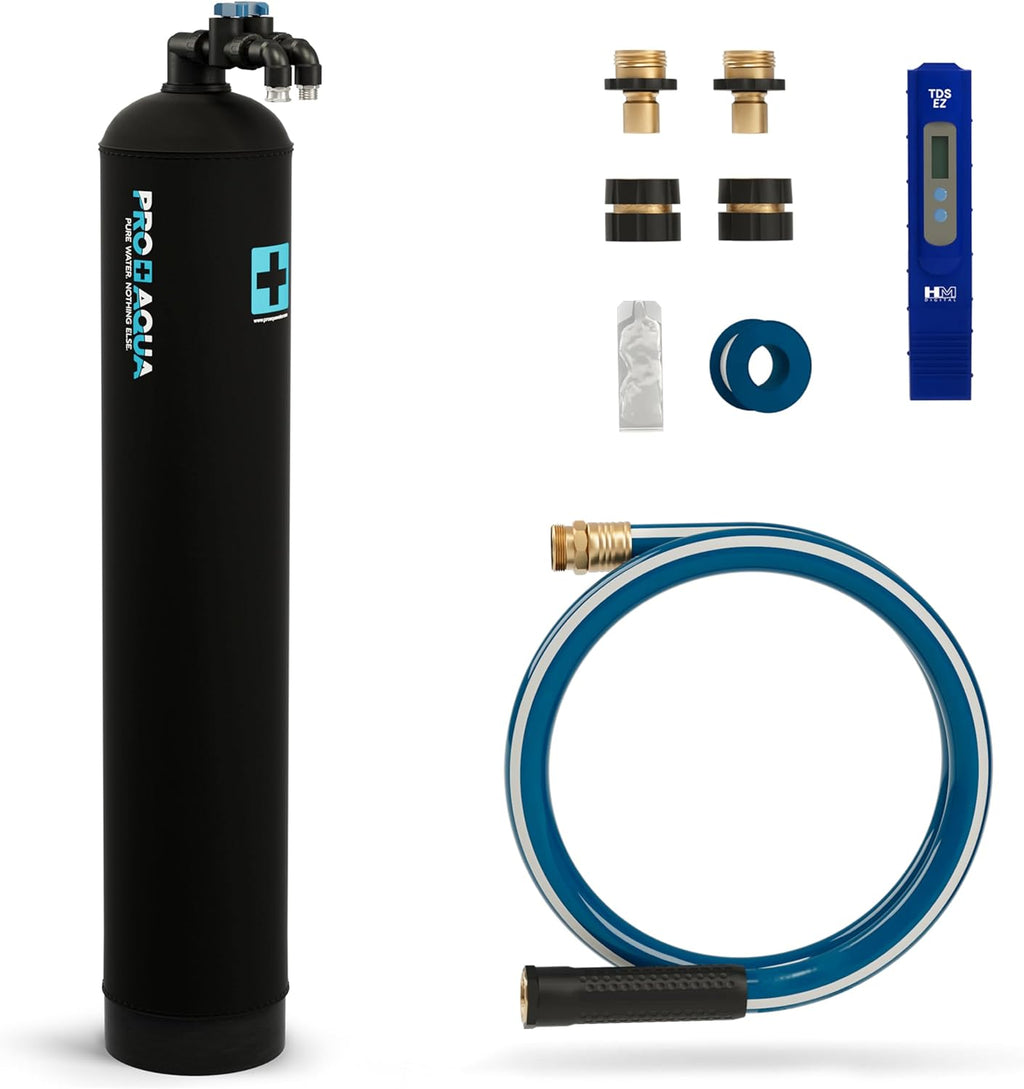 PRO+AQUA RinseMaster X | Spotless 10,300 Gallon Deionizer Spot-Free System for Car Wash, Manufacturing Washing, High Capacity Spotless Water for Factory Use