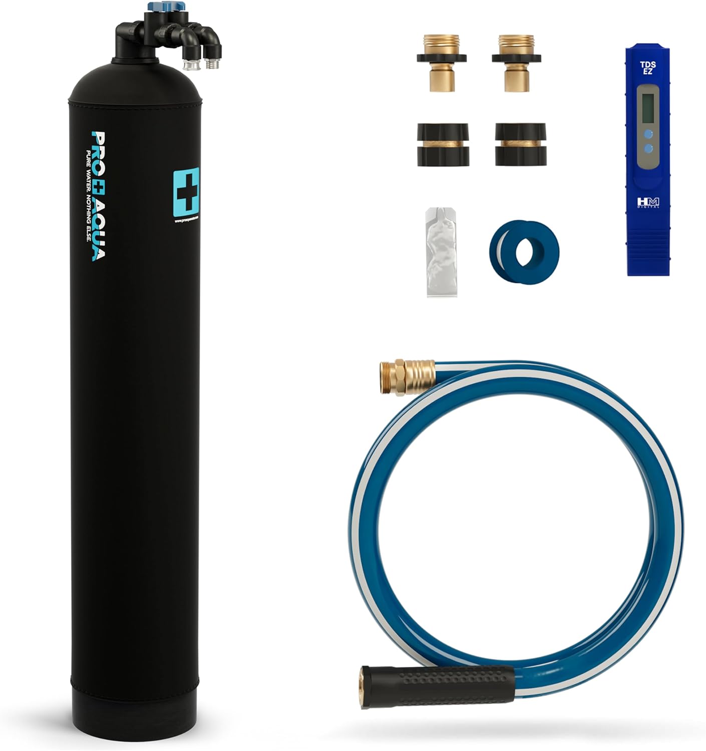 PRO+AQUA RinseMaster X | Spotless 10,300 Gallon Deionizer Spot-Free System for Car Wash, Manufacturing Washing, High Capacity Spotless Water for Factory Use