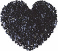 Black Obsidian Crystal Polished Gravel Quartz Stones 0.3-0.4" Pea Chips Stone Natural Crushed Tumbled Rocks Gem for Home Decoration Aquarium Small Tank Plants Vase Filler Landscape Ornament, 0.55 lbs