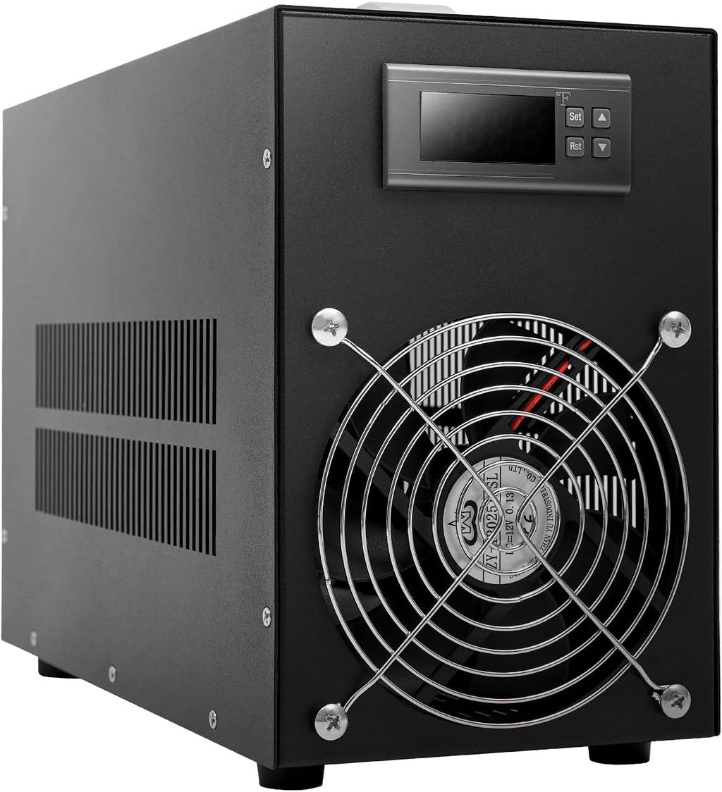 Aquarium Chiller, 60L Fish Tank Water Cooler, Temperature Adjustable, Aquarium Water Chiller for Home Fish Shrimp Breeding Aquaculture. (60L)