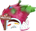 Dragonfruit Aquarium Decoration Resin-Exotic Fruit Fish Tank Ornament with Hollow Interior for Hiding-Approx. 5.5" L x 3.5" W x 4.1" H(Dragonfruit)