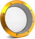 4" Turbo Inlet Screen – High Flow Stainless Mesh Filter – Cone Filter Replacement for Tight Bays & Race Builds – Street Version (4 inch, Gold)