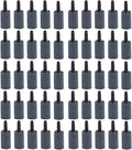 50 Pack 1 Inch Aquarium Air Stone, Cylinder Bubble Aerator Diffuser Fish Tank Bubbler Pump Accessories Aerator Stones for Hydroponics Grey (50 Pack)