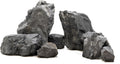 Unocho Aquarium Rock Stone Fish Tank Rocks 5lb Natural Rocks for Aquariums Aquascaping Landscaping Model Tank Decoration Vivariums Paludarium Miniature and Fairy Garden(3"-6"-4pcs)