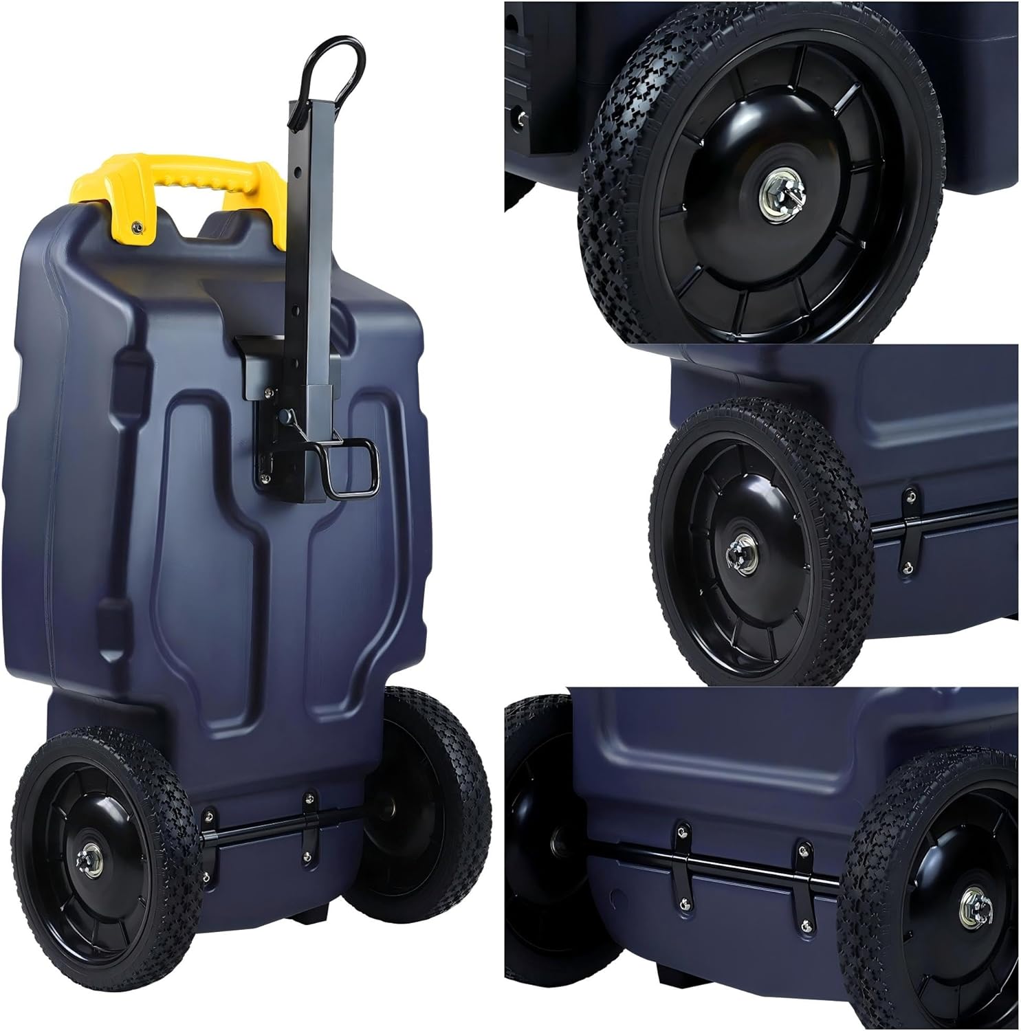 20 Gallon RV Portable Waste Tank 2 Wheel Tote Tank