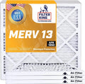 Filter King 9x11x1 Air Filter | 6-PACK | MERV 13 HVAC Pleated A/C Furnace Filters | MADE IN USA | Actual Size: 9 x 11 x .75"