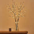 Birchlitland Lighted Brown Branches 32IN 100 LED with Timer Battery Operated, Artificial Tree Branch with Warm,Willow Branch Lights for Home Bedroom Fireplace Christmas Holiday Decoration