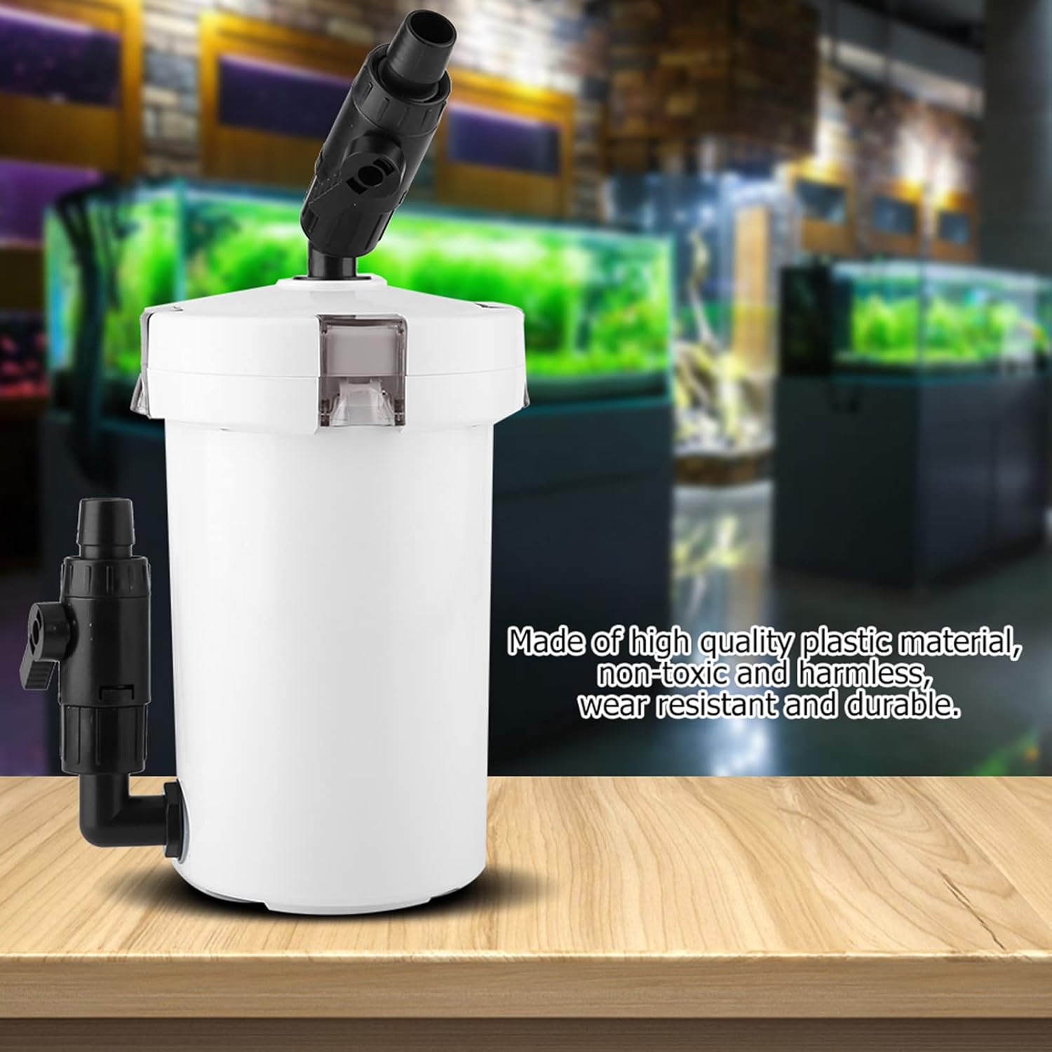 External Canister Filter, Aquarium Filter, Aquarium Fish Tank External Canister Filter with Pump Table Mute Filters Bucket