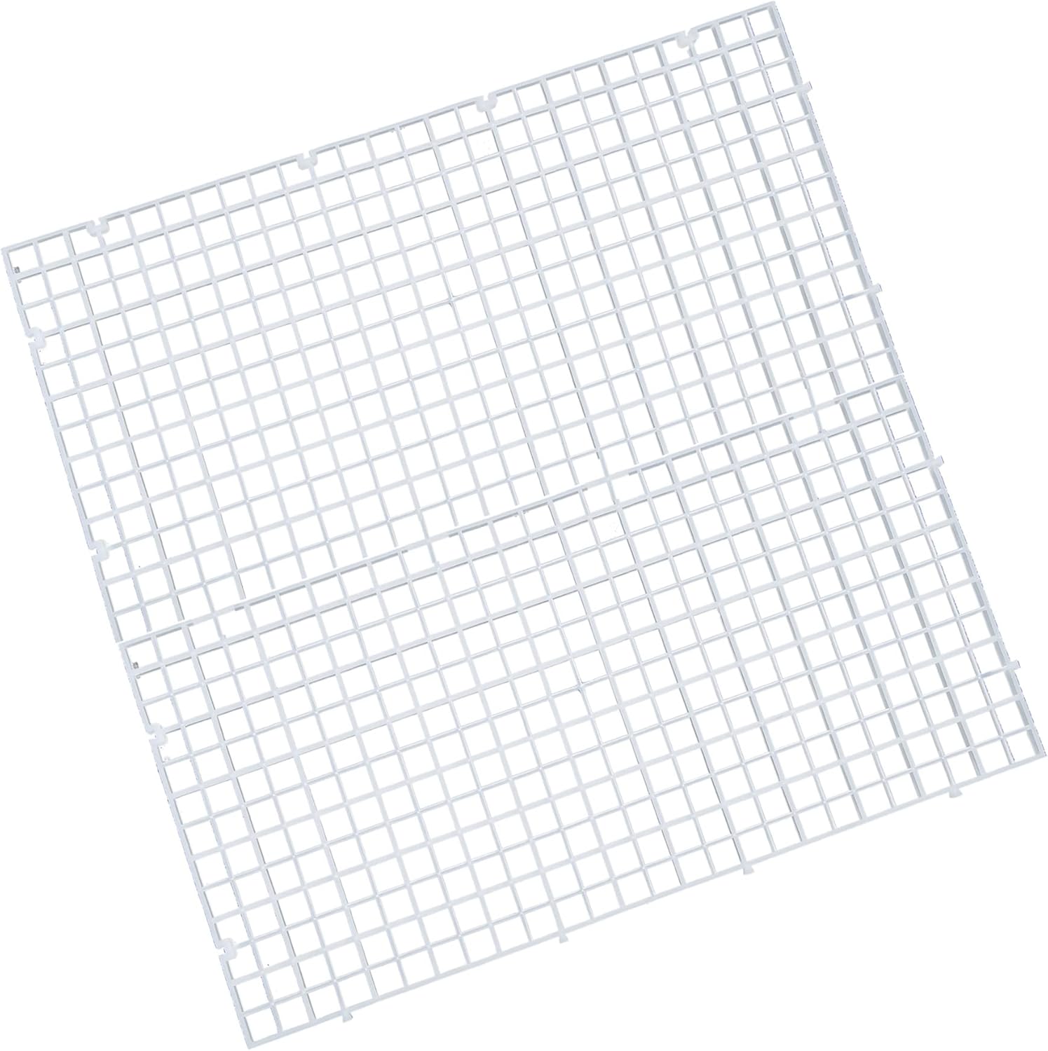 ALEGI Aquarium Plastic Grid Divider Tray Egg Crate,Grid Isolate Board Divider Fish Tank Bottom Black Filter Tray (2 Pcs L)