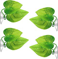 URATOT 4 Pack Betta Fish Leaf Pad Simulating The Natural Habitat for Betta Spawning Grounds Breeding Resting Bed