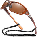 FAGUMA Sports Polarized Sunglasses For Men Cycling Driving Fishing UV400 Protection