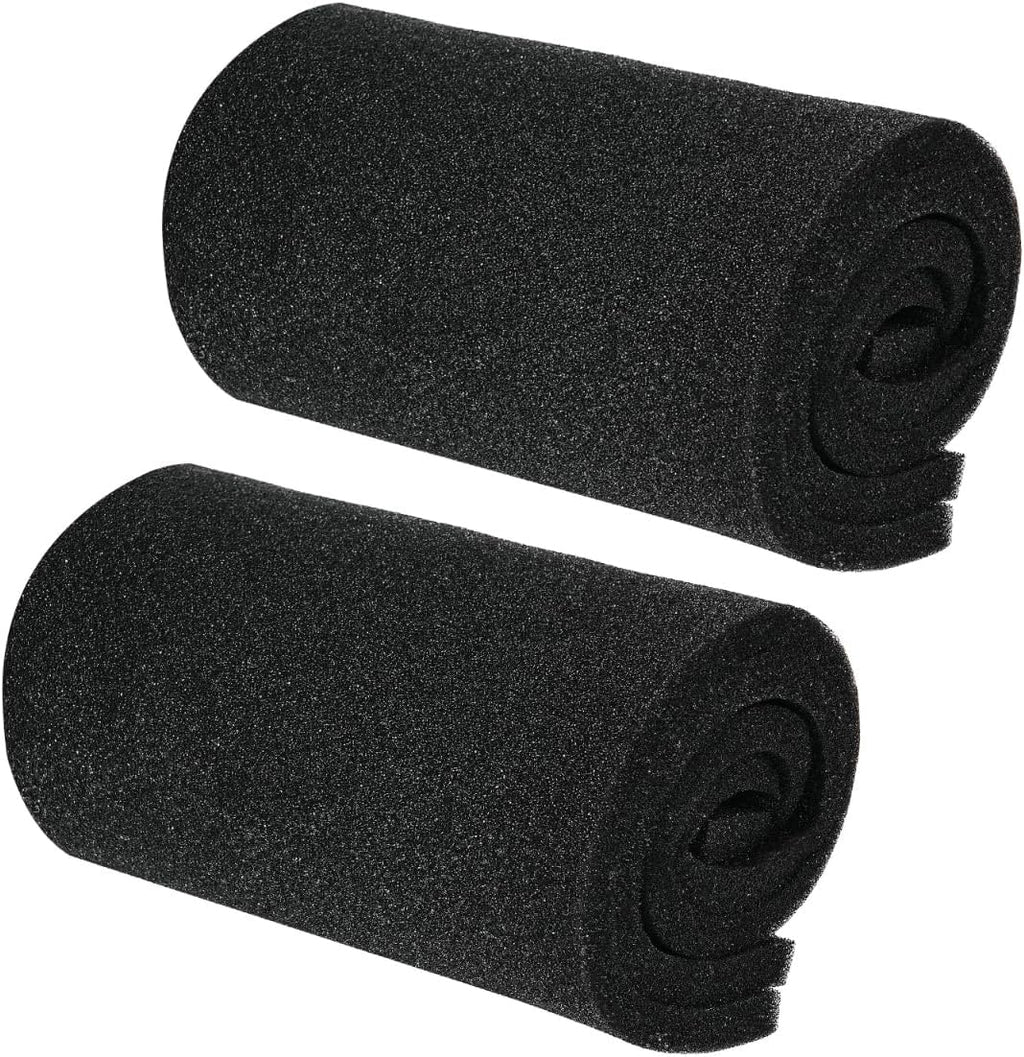 AQUANEAT Aquarium Bio Sponge Filter Media Pad Cut-to-Size Open Cell Foam Sheet for Fish Tank Sump (28" x 11" x 0.5")