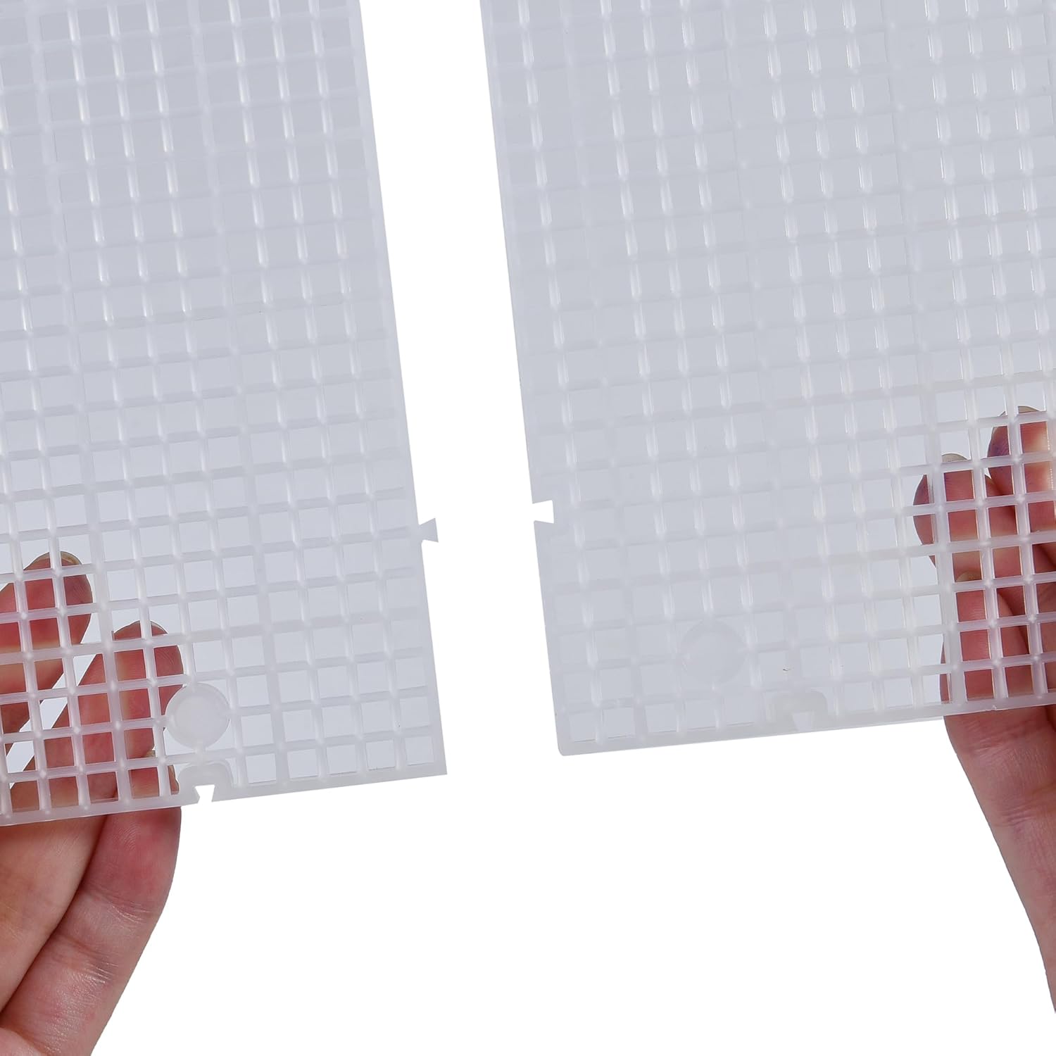 ALEGI Aquarium Grid Isolate Board Divider Fish Tank Bottom Black Filter Tray Plastic Crate (4pcs)