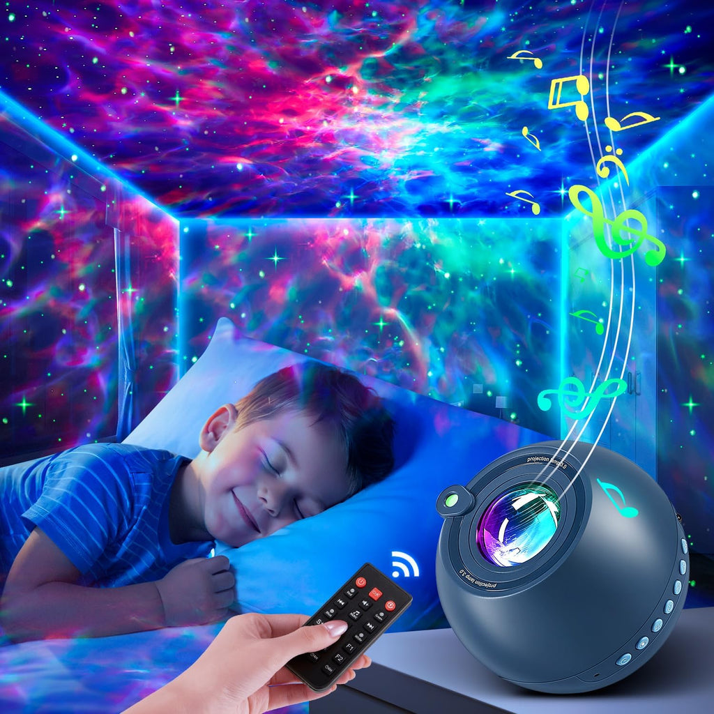 PIKOY INS Northern Lights Projector Star Projector Brown