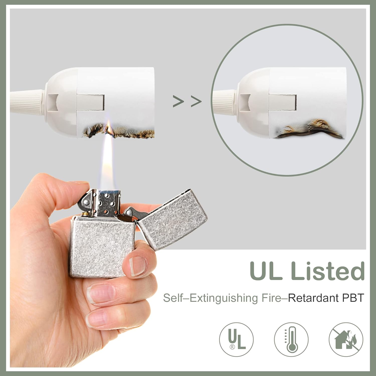 JACKYLED Extension Hanging Lantern Cord Cable UL 12Ft E26 E27 Socket On/Off Switch Plug in Pendant Lighting for Kitchen Bedroom Plant Growth Light