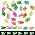 30PCS Mini Crocodile Decor for Dollhouse Resin Animal Tiny for Crafts Micro Miniature Crocodiles for Fairy Garden Dollhouse Micro Landscaping Decoration