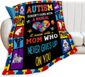 Autism Blanket Autism Awareness Throw Blankets Gifts for Girls Boys Kids Soft Cozy Fleece Plush for Couch Sofa Bed 80"x60"