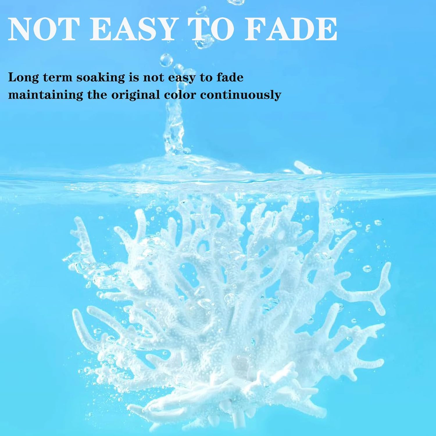 Besimple Artificial Aquarium Coral Ornament Plastic Fish Tank Plants Decoration for Aquarium Landscape (White)