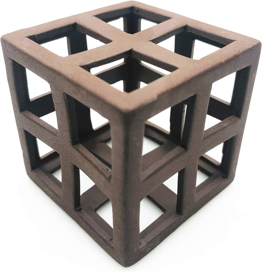 XMHF Aquarium Ceramic Small Fish Shrimp Crayfish Breeding Habitat Shelter Brown XM310