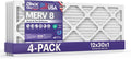 BNX TruFilter 12x30x1 Air Filter MERV 8 (4-Pack) - MADE IN USA – Dust & Pet Defense Electrostatic Pleated Air Conditioner HVAC AC Furnace Filters for Dust, Pet, Mold, Pollen MPR 600 – 700 & FPR 5