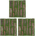 Artificial Moss Mat 3Pcs - Realistic Fake Moss Turf for Micro Landscape Fairy Garden Succulent Planter Indoor Outdoor Home and Office Decor