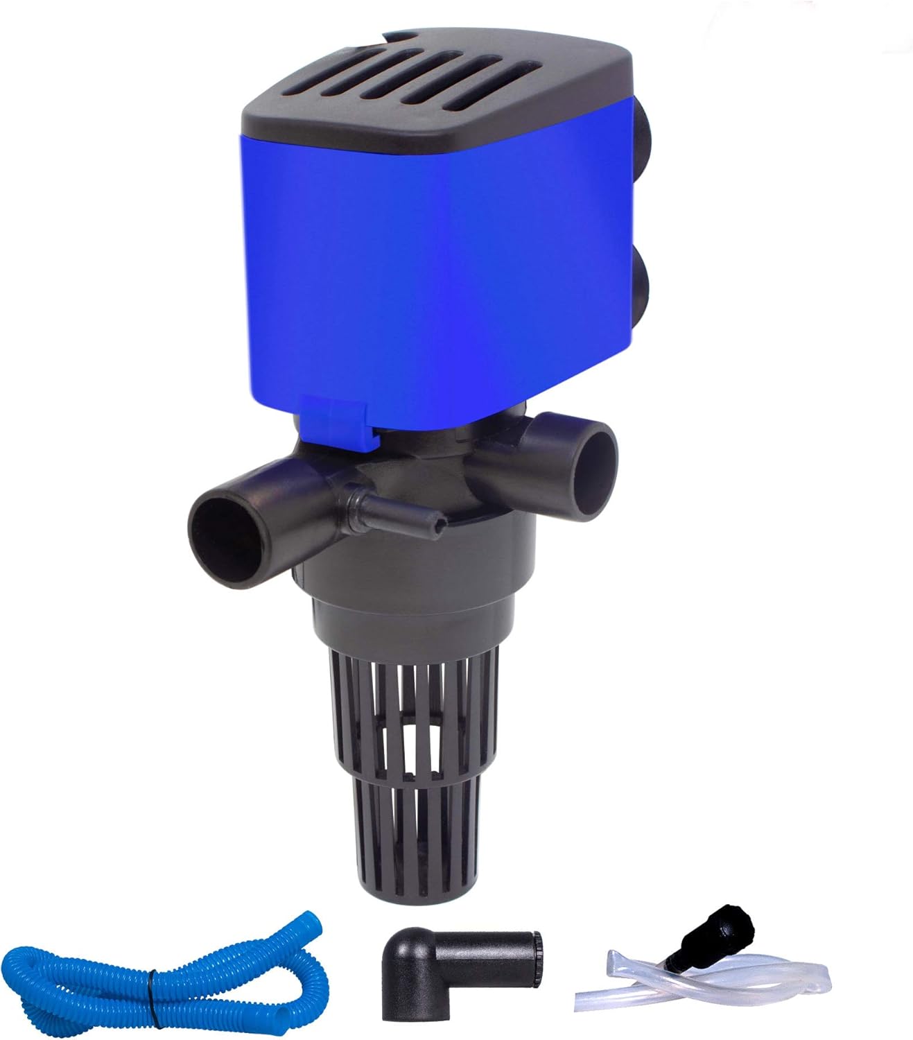 210 GPH Powerhead Submersible Pump - 3 in 1 Aquarium Fish Tank Pump with Oxygenation, Filtration & Water Cycling, 3.3 ft max lift, 15W - 4 Pack