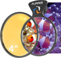 Flipper DeepSee Viewer Black Orange Filter Attachment for Flipper DeepSee Viewer 4" Magnetic Aquarium Glass Magnifier for Coral Color Correction, Reef Photography and Aquarium Videography